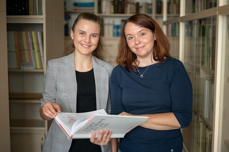 Lenka Veverková se svou lektorkou Martou Šimečkovou.